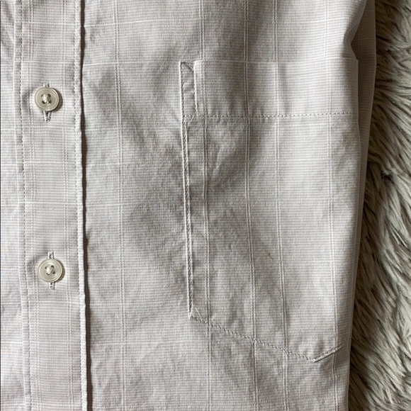 🌺Apt 9 griege windowpane button down size XL - Picture 2 of 5